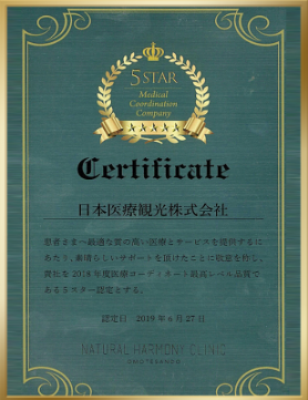 五星级服务机构证书